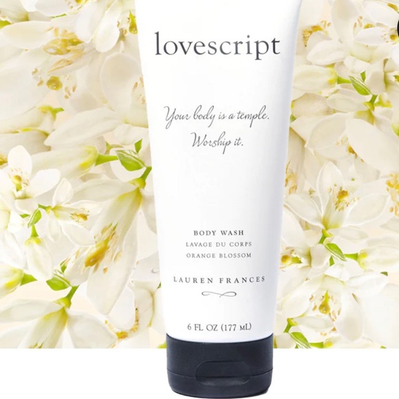 💕🆕💕Lauren Frances Full Size Lovescript Orange Blossom Foaming Body Wash - Picture 2 of 6